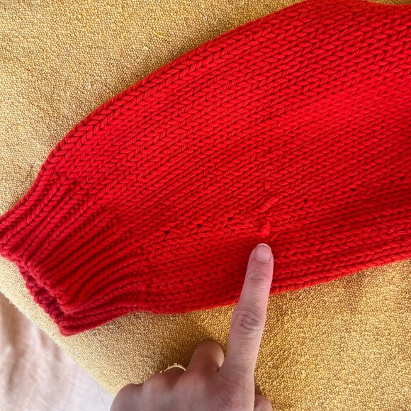 Babaa Cardi no.14 in Summer Flame - Picture 2 of 4